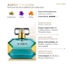 Eudora Aurien Turquesa Desodorante Colônia 100ml - Imagem 2