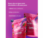 Multicolágeno Dreams Nutrition Tipo I, II e III + Ácido Hialurônico Em Pó 300g Sabor Frutas Vermelhas - Imagem 2