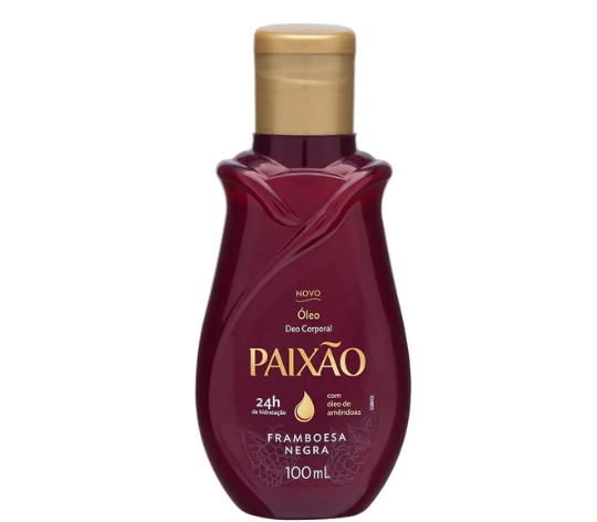 Óleo Corporal Paixão Framboesa Negra 100ml