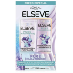 Kit L'Oréal Paris Elseve Pure Hialurônico Shampoo 375ml + Condicionador 170ml